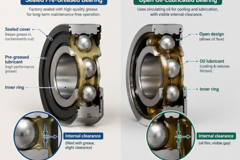 Pre-Greased vs Oil-Lubricated Precision Bearings Wholesale Supplier