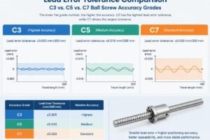 C3 C5 C7 Ball Screw Accuracy Grades: Wholesale Supplier for Bulk Orders